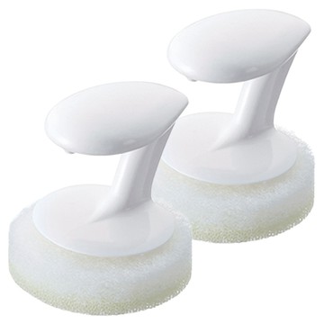 mameita 廚房電磁爐玻璃清潔刷 手柄好握 易於施力 可當掛勾  KB-475  2個