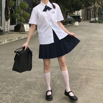 泰國校服娜諾同款jk襯衫校園風百褶短裙套裝橋本環奈bkpp制服一套