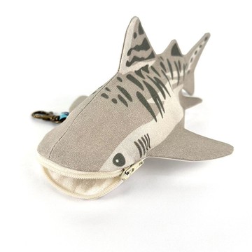 設計款GC1412 - 【牛津棉布】虎鯊立體造型零錢包