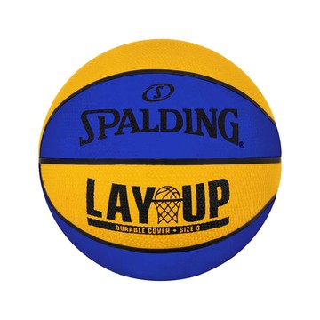 【GO 2 運動】快速出貨 現貨 Spalding LAYUP 藍黃 藍紅 橡膠 籃球 7號 原廠正貨