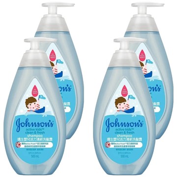 Johnson's 嬌生 嬰兒 活力清新洗髮露  500ml  4瓶