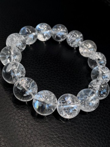 天然阿賽水晶13.6mm 手串手鏈 高頻水晶 阿賽斯特萊