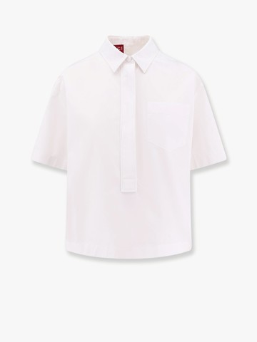 Cotton shirt with embossed logo - GUCCI - gender_Woman