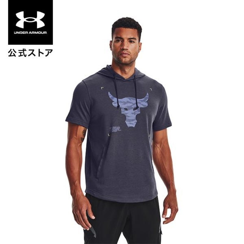 50OFF】公式 アンダーアーマー UNDER ARMOUR メンズ トレーニング プロジェクトロック テリー ショートスリーブ フーディー  LINEショッピング