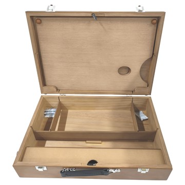 JANUA 老人牌 大型油畫空箱 302 攜帶方便 木質堅固耐用