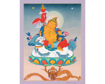 聖贊巴拉南孜唐卡－手繪靈性壁掛