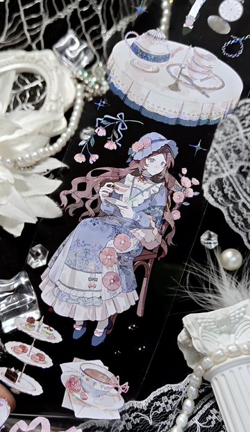 星瀾 城にひらく魔法の午後 PET 紙膠帶 貝殼光