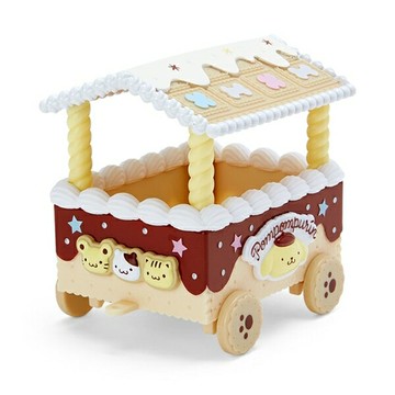 【震撼精品百貨】布丁狗 Pom Pom Purin ~日本SANRIO三麗鷗 布丁狗車廂造型樹脂收納盒 (甜蜜小鎮)*76525