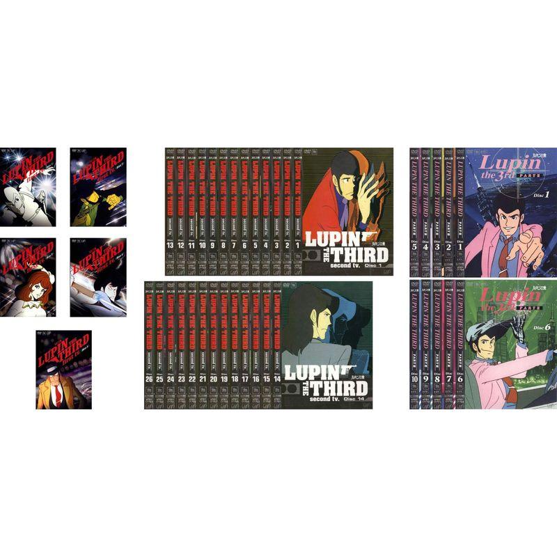 ルパン三世 LUPIN THE THIRD TVシリーズ first 全5巻   second 全26巻   PART3 全10巻 レンタル