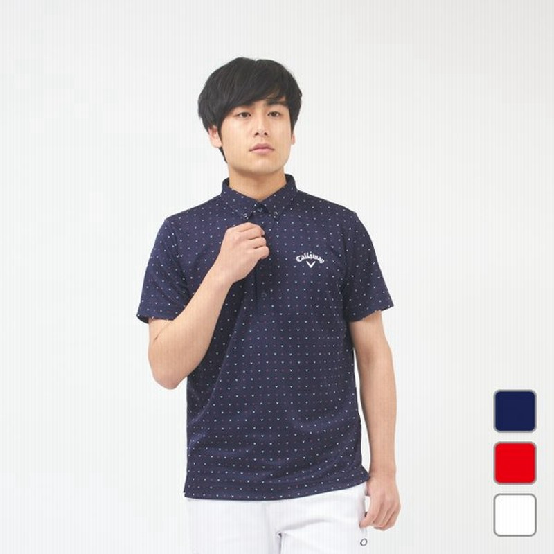 キャロウェイ ゴルフウェア 春 夏 ゴルフ5限定 半袖シャツ Wind Sensor シェブロンpt メンズ Callaway 通販 Lineポイント最大0 5 Get Lineショッピング