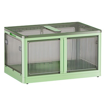 小麥購物 大容量5門式摺疊收納箱 L1257  巨無霸(72.5 x 48.5 x 40.5cm)  1個  果木綠