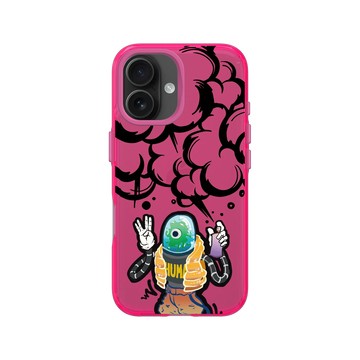 iPhone 16 Clear 粉漾桃 - Graffiti / 街頭塗鴉 - 來畫點東西