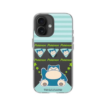 iPhone 16 Clear Case（相機按鈕） 透明 - 寶可夢 Pokemon - 多彩系列-卡比獸