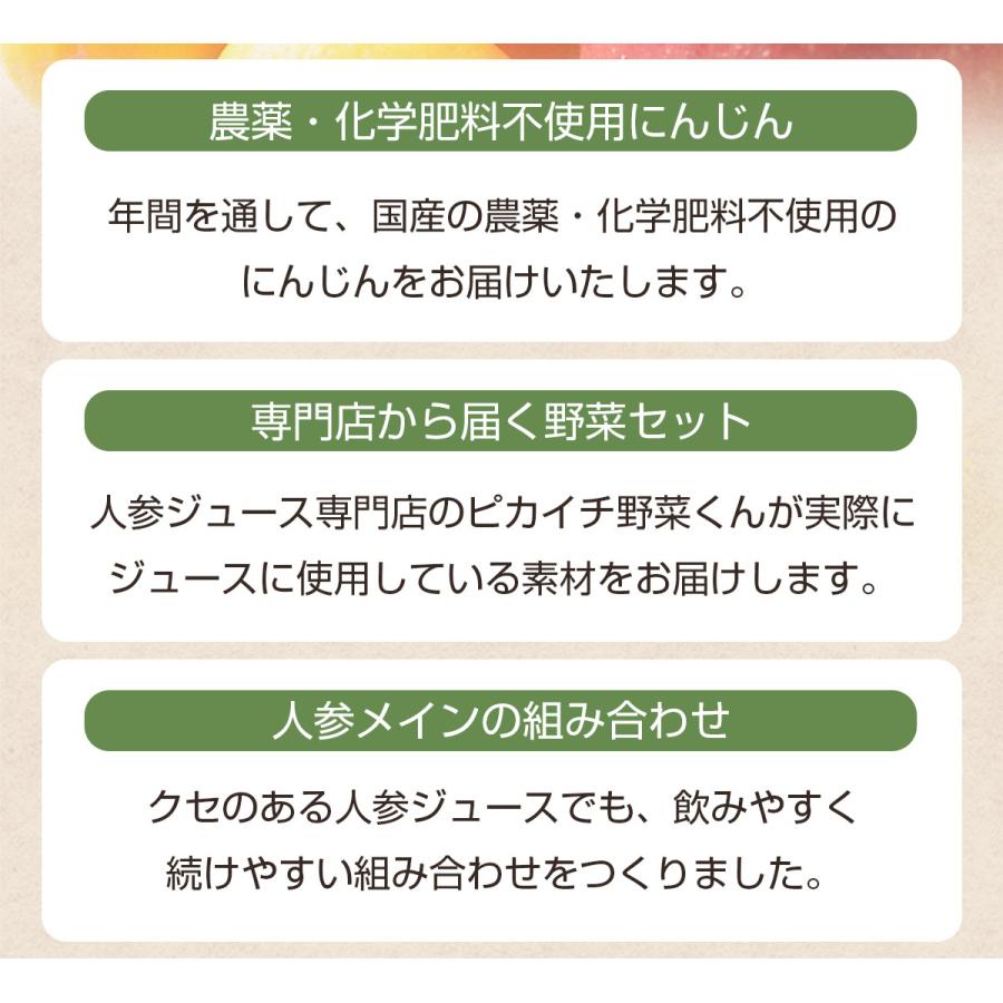 人参 無農薬にんじん 野菜セット 無農薬野菜 にんじんジュース ジュース用 3kg＋りんご1kg＋レモン500g  ゲルソン療法にも最適 訳あり