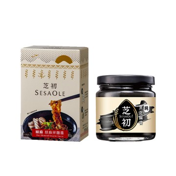 【芝初】胡麻拌麵醬(原味/椒麻)口味任選1盒＋芝麻醬(好抹/純黑) 口味任選1罐