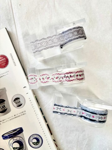 花灰、草莓、流蘇 / 1.5cm造型膠帶 (共3款)