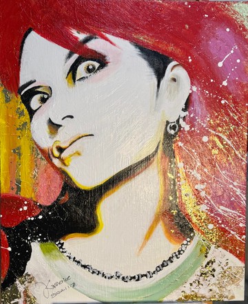 客製化壓克力圖像加金箔