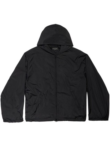 Balenciaga - Ramadan logo-print hooded rain jacket - unisex - Fabric - 2 - Black