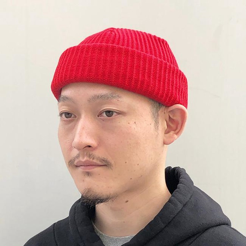 ADVANCE アドバンス ACRYL BEANIE アクリルビーニー RED ワッチ