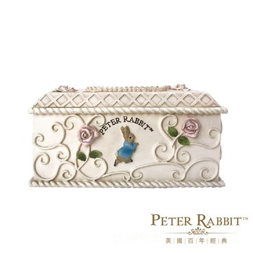 【比得生活館】Peter Rabbit 比得兔鍛鐵圖案面紙盒 ☆禮盒包裝 生日禮物 射手座禮物 彼得兔