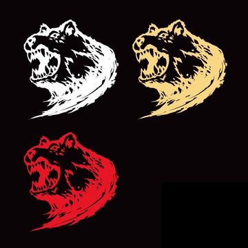 熊出沒 機車貼紙 汽車貼紙 紅金銀白 魔朔貼 反光貼紙 高亮度防水