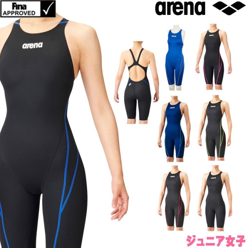 ARENA 競泳水着 レディース アリーナ fina承認 ハーフスパッツ AQUA