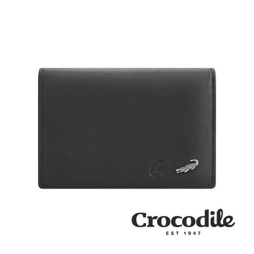 Crocodile 鱷魚皮件Noble系列 Nappa軟皮 風琴式名片夾 信用卡夾 0103-09407-01