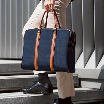 Odyssey 商務休閒 防水尼龍公事包 15吋 (海軍藍)