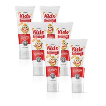 澳洲 Grandpawpaw 兒童木瓜牙膏含哈密瓜風味(6入組 50g/條)