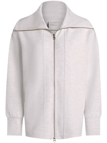 Varley - Raleigh zip-up sweatshirt - women - Elastane/Polyester/Viscose - XS - Grey