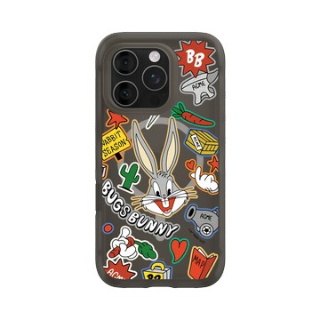 iPhone 16 Pro AirX 本質黑 - 樂一通 Looney Tunes - 兔巴哥貼紙款