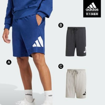 【adidas 愛迪達】 ESSENTIALS 運動短褲 男款 (多款任選)
