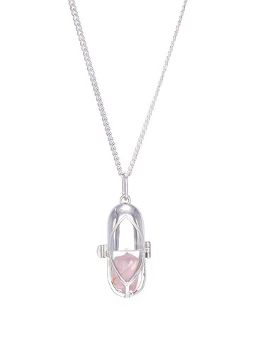 Capsule Eleven - capsule crystal pendant necklace - women - Sterling Silver/quartz/Crystal - One Size