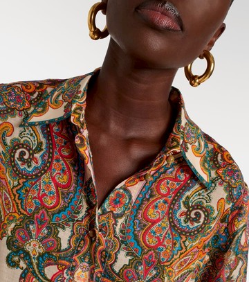 Zimmermann Ottie Oversized paisley shirt