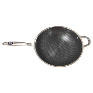 316不鏽鋼雙面鍋 有耳無蓋  32cm  1個