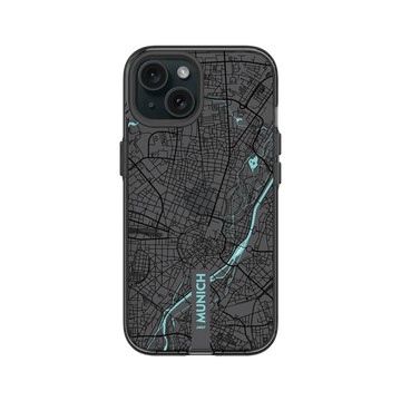 iPhone 15 Clear 酷墨灰 - JOCR - Munich (Black Logo)