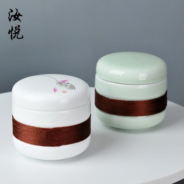 汝窯快客杯旅行便攜簡約創意杯子帶蓋防燙汝瓷茶杯陶瓷水杯辦公室