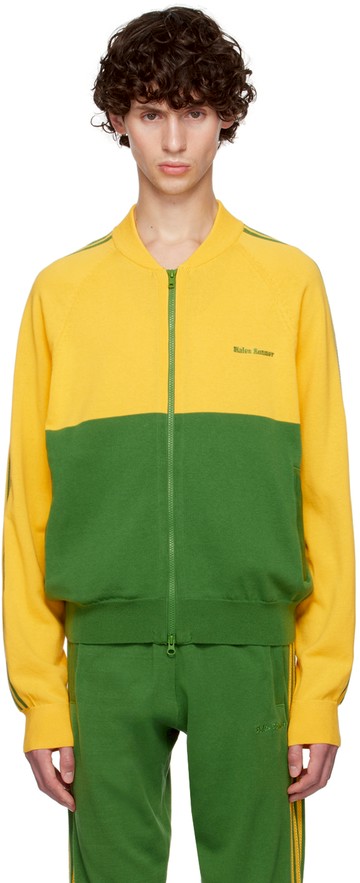 Wales Bonner 绿色 & 黄色 adidas Originals 联名刺绣运动夹克