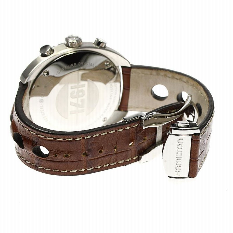 ハミルトン HAMILTON H357160 パンユーロ 1971本限定 クロノグラフ  