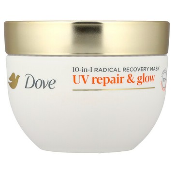 Dove, UV 修復與光澤，10 合 1 優效修復髮膜，9.2 盎司（260 克）