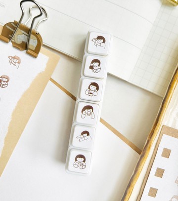 吳郁小姐六聯印章 (可拆除) | 我愛咖啡