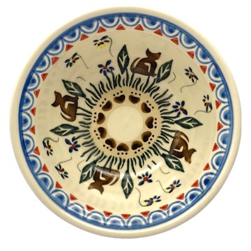 CERAMIKA WIZA 波蘭陶 貓咪系列 飯碗 14cm  1個  多色