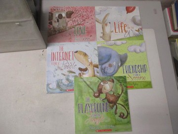 【書寶二手書T4／少年童書_OM5】The Playground is Like the Jungle_5本合售