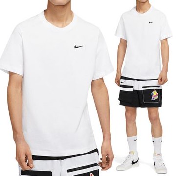Nike As M Nsw Tee Nk Embrd Swsh Fs 短袖 男款 白色 圓領 T恤 BV0508-100