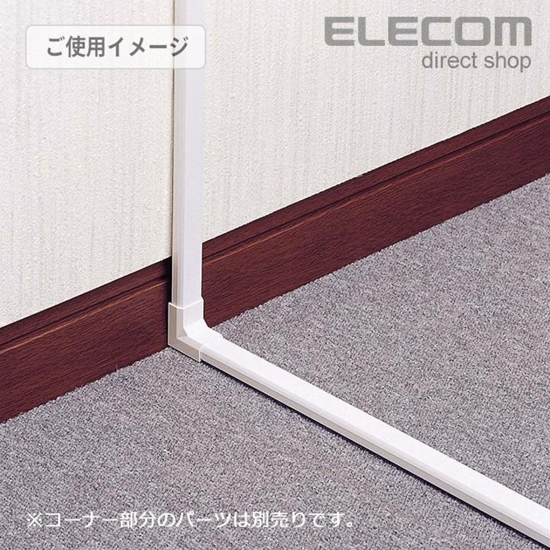 エレコム(ELECOM) LD-GA1407A(ベージュ) 床用モール 幅60mm - PC