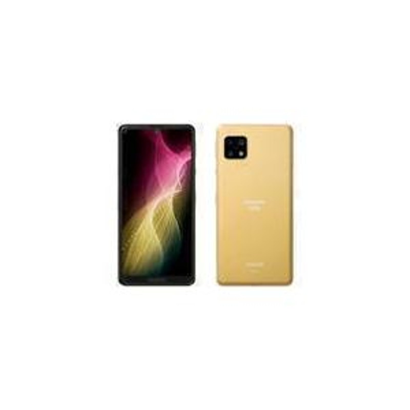 新品未使用品 SIMフリー SHARP AQUOS sense5G SH-53A Yellow Gold ...