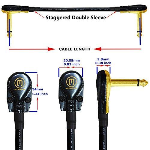 Units Inch Pedal, Effects, Patch, Instrument Cable Custom Made by WORLDS BEST CABLES Using Mogami Wire and Eminence Gold P並行輸入