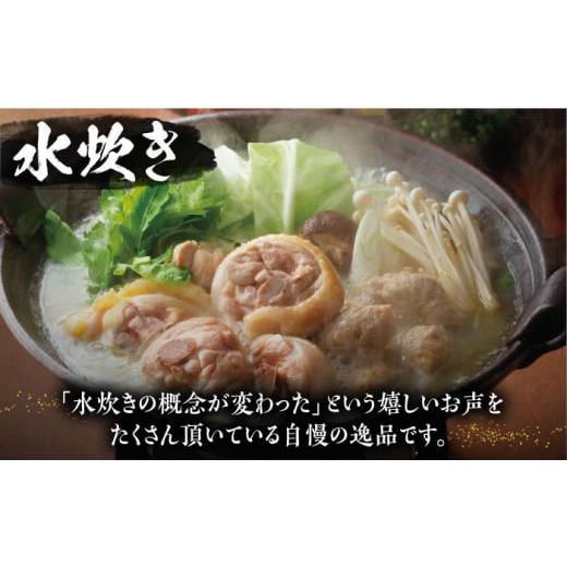 ふるさと納税 福岡県 豊前市 博多華味鳥 水炊き＆もつ鍋 セット 6〜8人前 《豊前市》博多 福岡 鍋 鶏 水たき みずたき もつ …