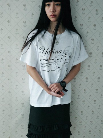 YURINA pfp T-shirt [WHITE]