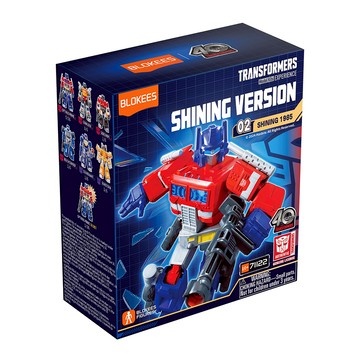 BLOKEES 布魯可 台灣公司貨 變形金剛可動積木公仔閃耀版第二彈 正版 款式隨機  1盒